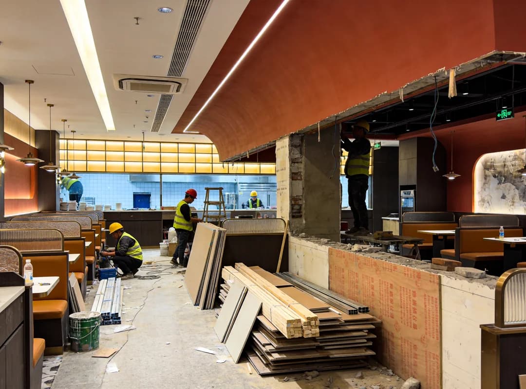Interior construction detail by Y&Y Construction