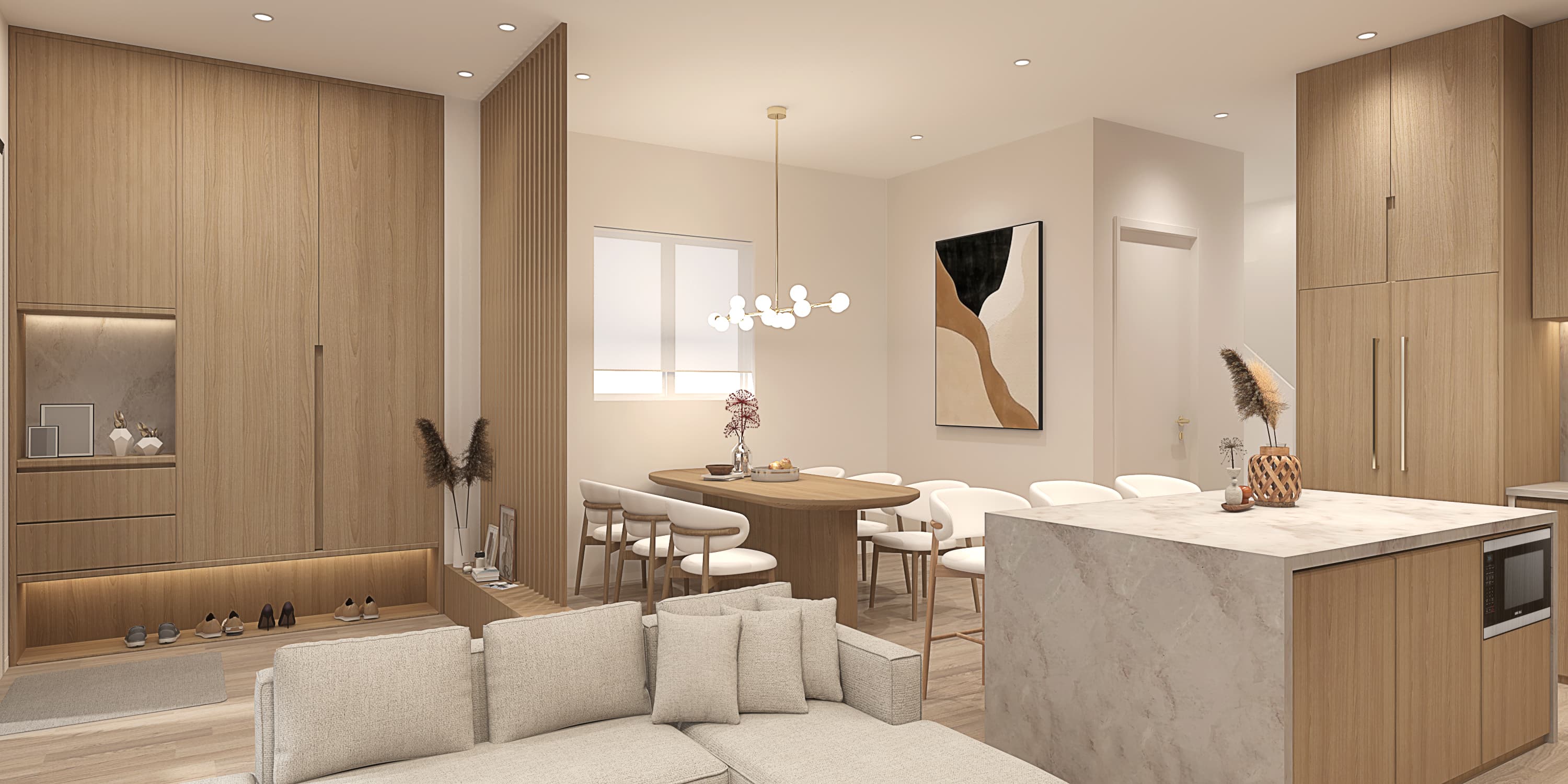 Six-Unit Residential Interior Design