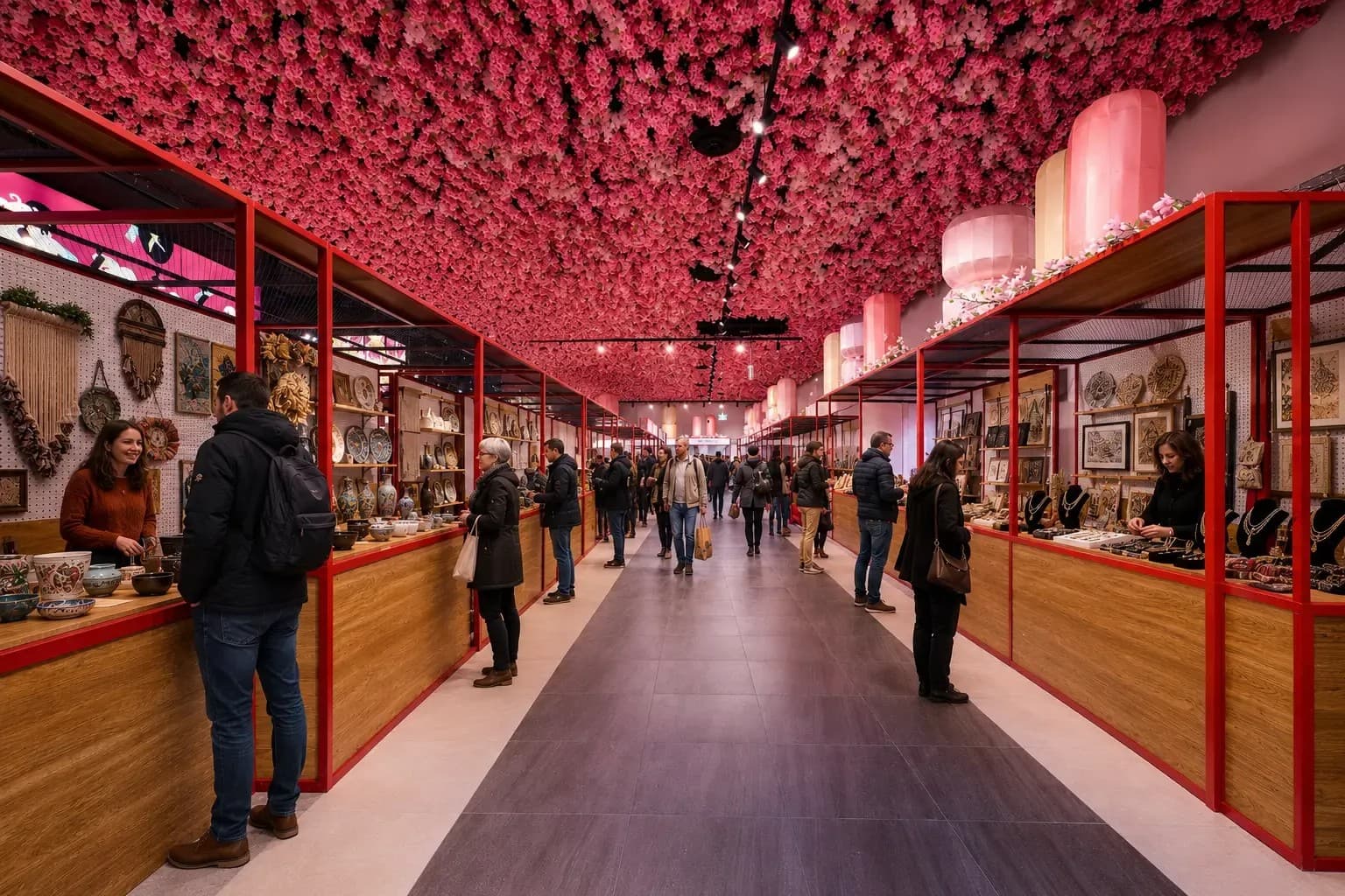 TM Wander shows how a commercial interior has to guide movement, display, service and atmosphere at the same time.