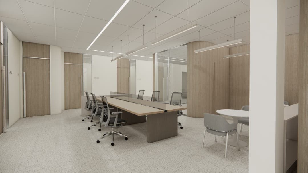 Office phasing works best when complete work zones can be handed over while staff circulation, meeting access, power, data and HVAC remain usable elsewhere.